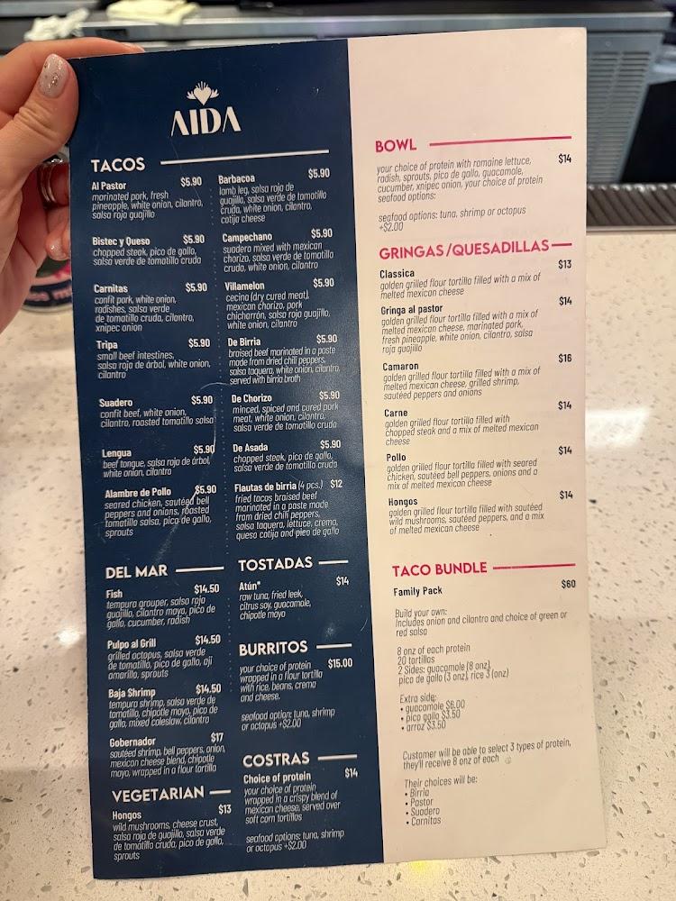 Aida Menu image 2