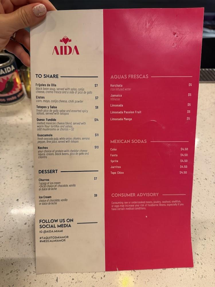 Aida Menu image 3